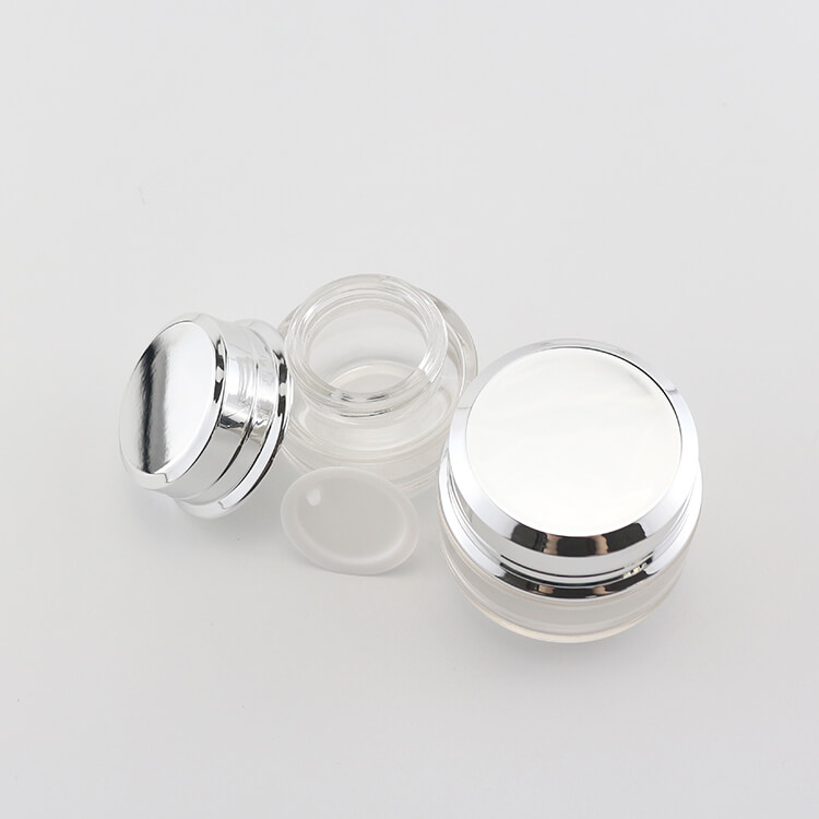 Jar with silver lid