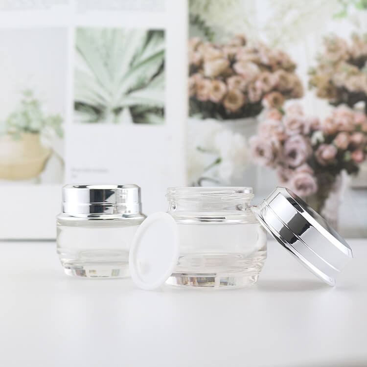 Jar with silver lid