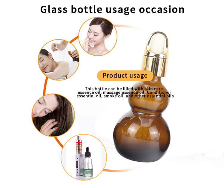 amber essential oil dropper bottles custom