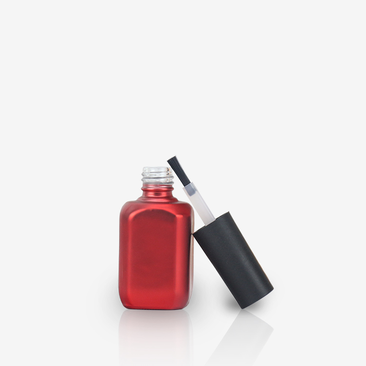 Supplier 10ML Red UV Gel Nail Polish Glass Bottle Glue Bottle