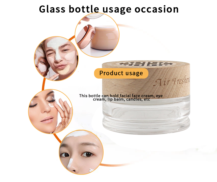 30g clear empty cosmetic cream containers
