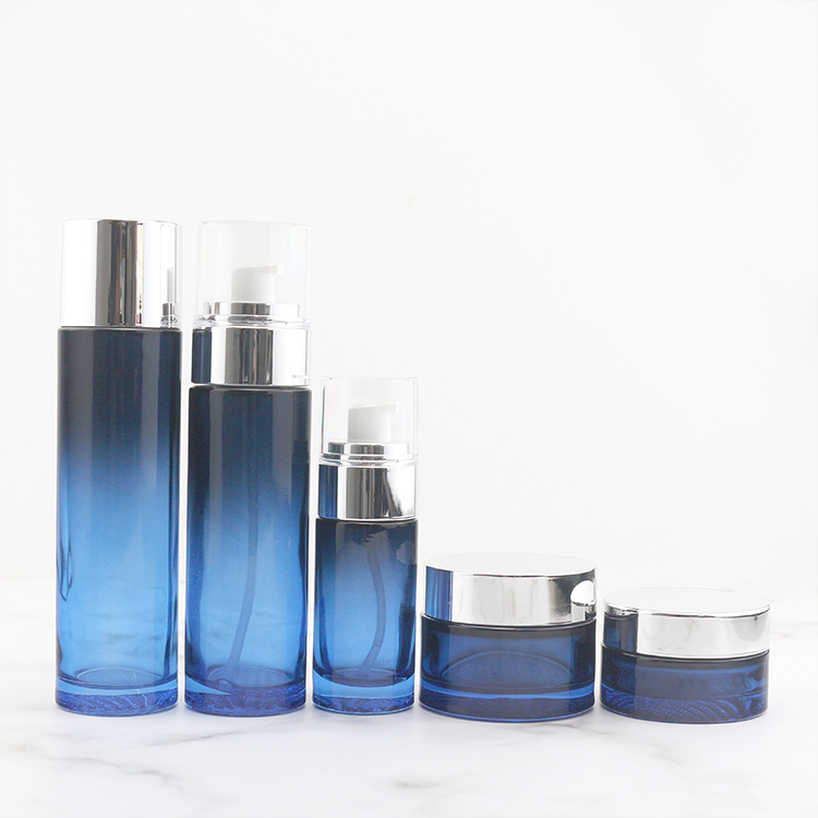 Manufacturer Cosmetics Bottle Set Face Cream Jar Liquid Foundation Pumo Bottle