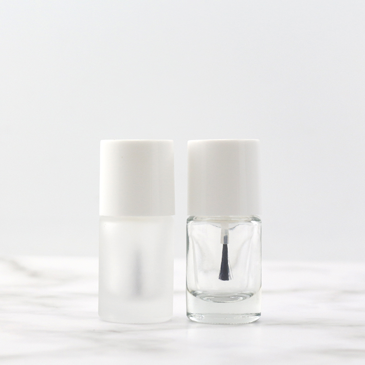 10ML White Nail Polish Remover Dispenser Liquid Glue Lip Brush Bottle Custom