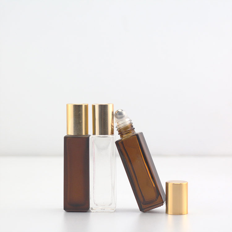 10ml Glass Essential Oil Roller Bottle Perfume Eye Oil Roll On Lip Gloss Bulk