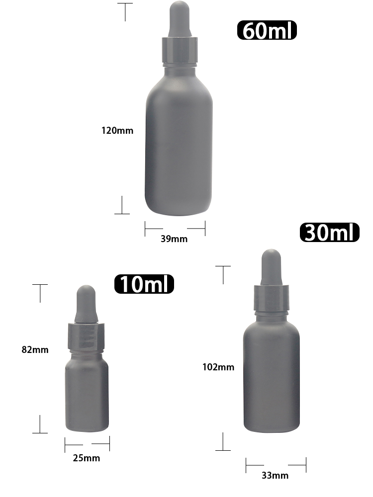 2oz glass dropper bottles