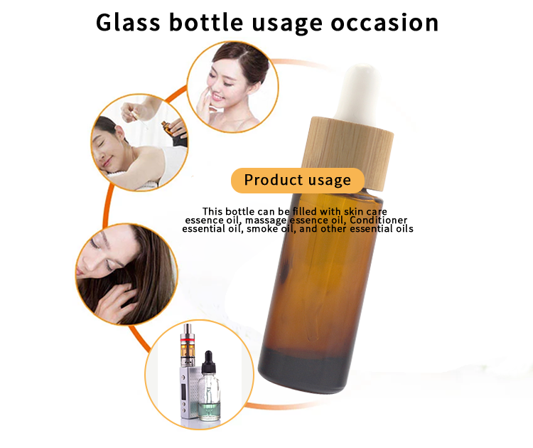 15ml amber serum glass bottle