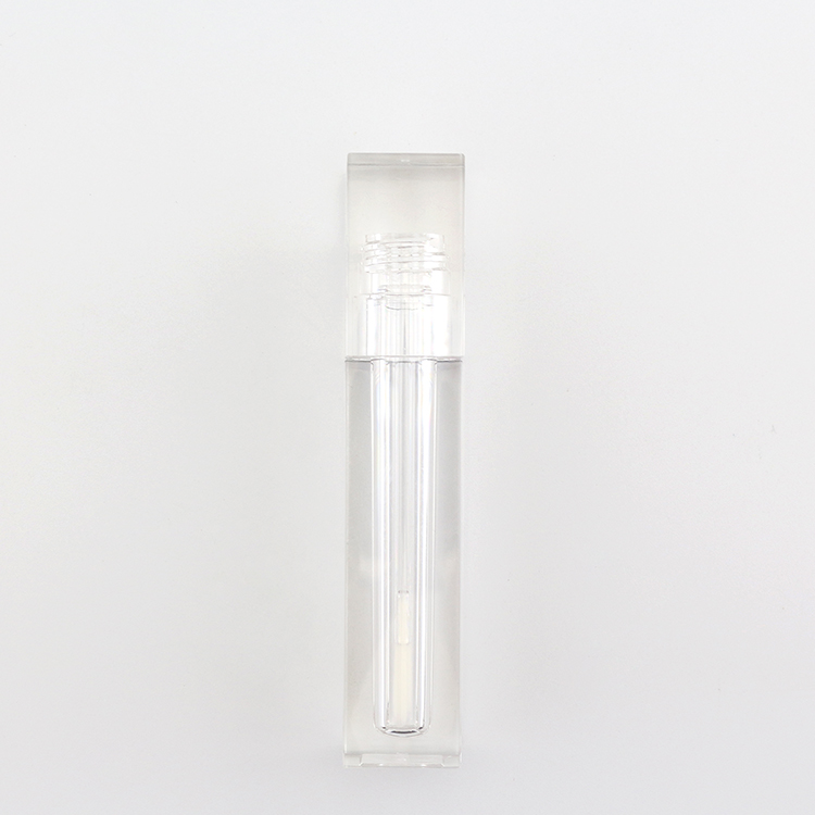 6ml Empty Clear Round Lip Gloss Tubes With Brush Wand Wholesale