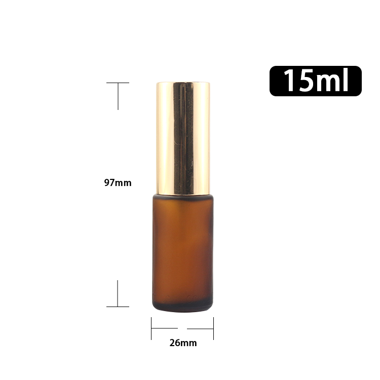 15ml amber perfume sample spray bottle