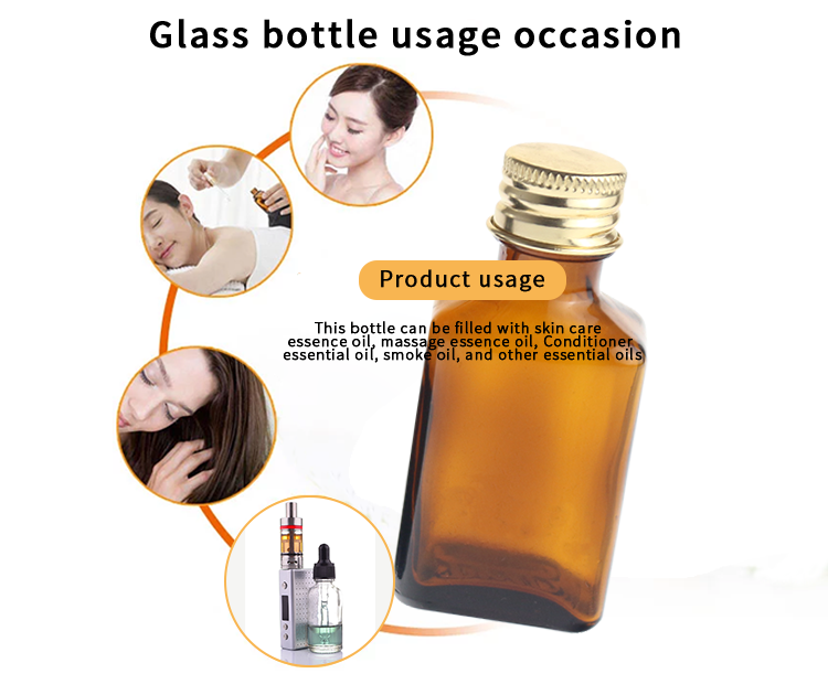 30ml amber glass bottle