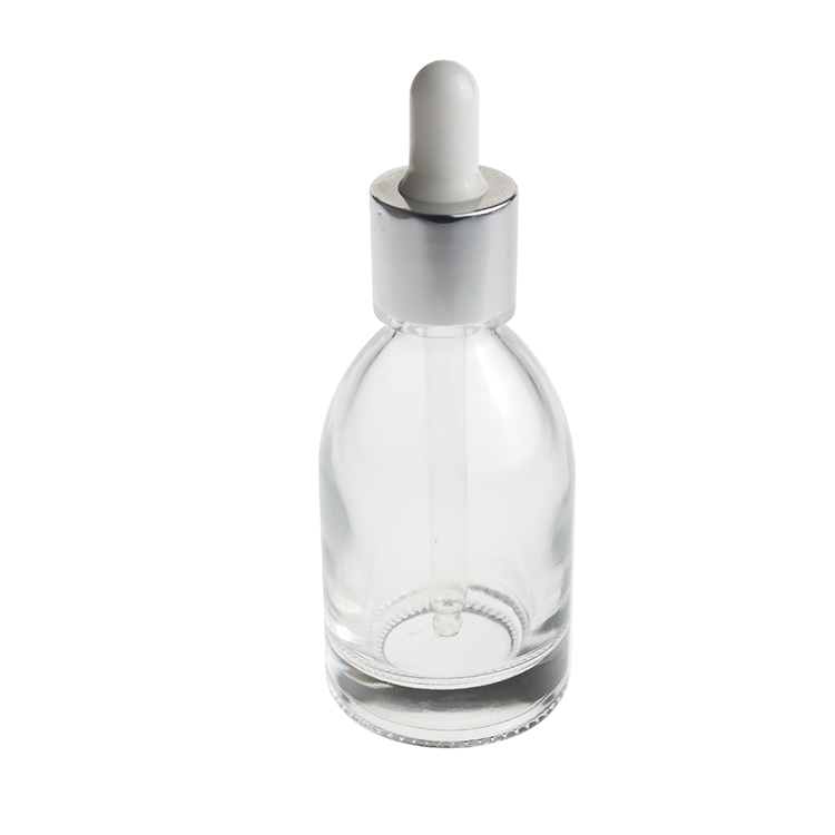2 oz Clear Glass Dropper Bottle Essential Oil Body Oil Bottle With Pipette