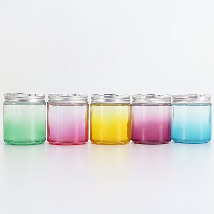 Buy Gradient Candle Jar Candy Jar Dried Fruit Storage Jar Wholesale Price