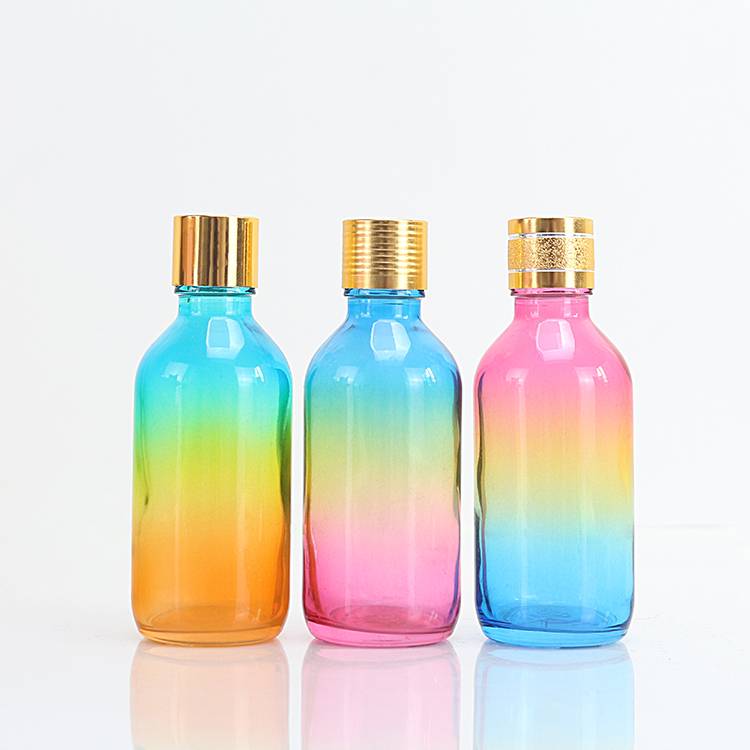 Multicolor Aromatherapy Glass Empty Bottles Refillable Essential