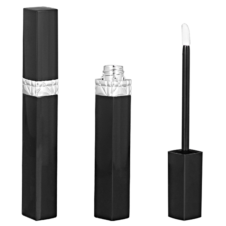 10ml Black Empty Lip Gloss Wand Tubes Labial Glair Tube Supplier