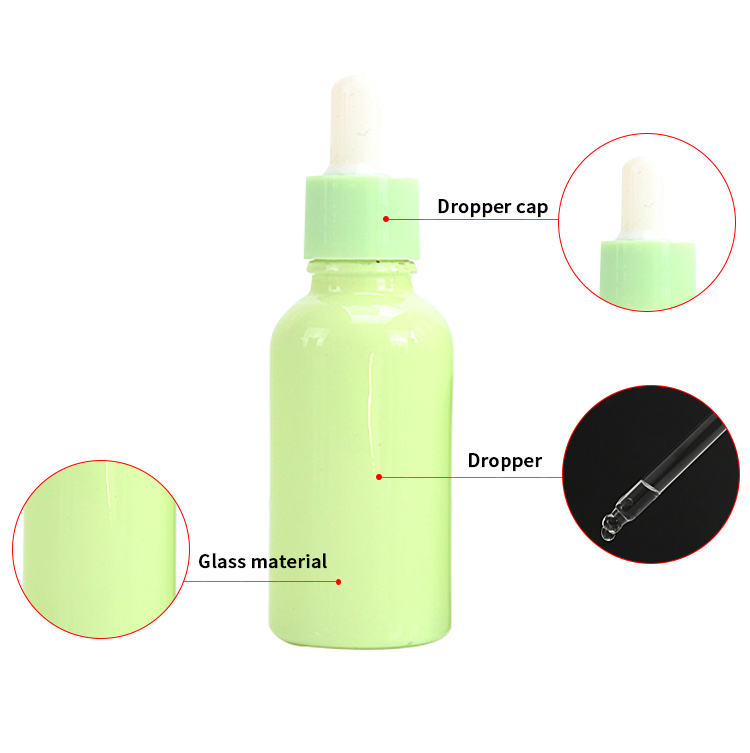 green 20 ml dropper bottle