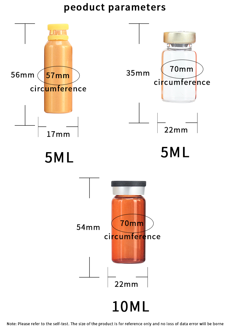 10ml glass vials