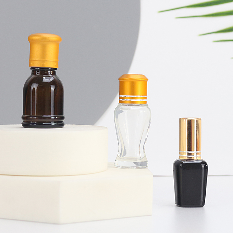 5ml 10ml 15ml Mini Amber Glass Essential Oil Sample Vial Wholesale