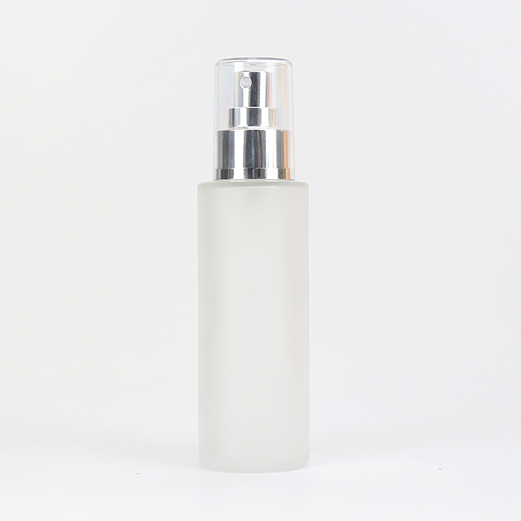 100ml White Frosted Empty Protect Wet Water Perfume Glass Spray Bottle Supplier