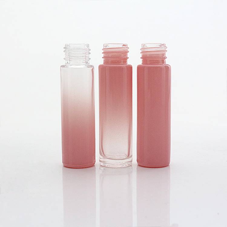 10ml Pink Gradient Empty Glass Perfume Sample Travel Spray Bottles Supplier