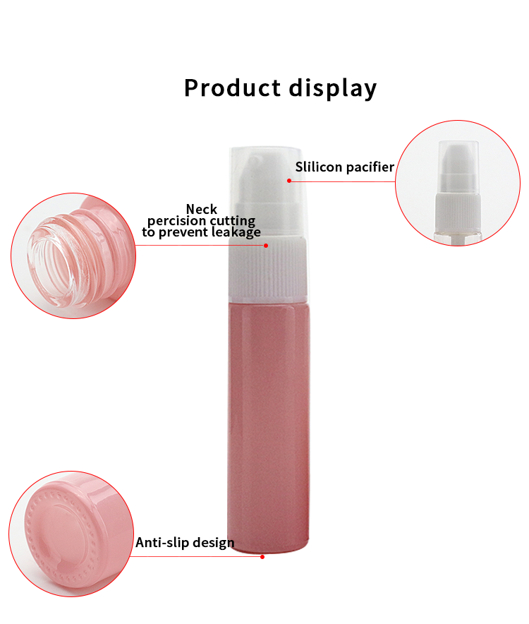 10ml pink gradient round glass perfume sample spray bottles supplier