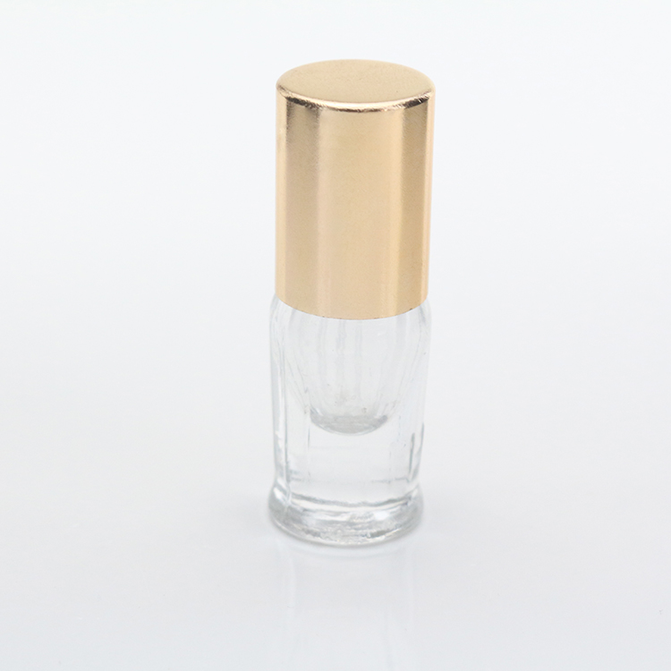 5ml Clear Mini Eye Cream Sample Perfume Essential Oil Glass Roller Bottle