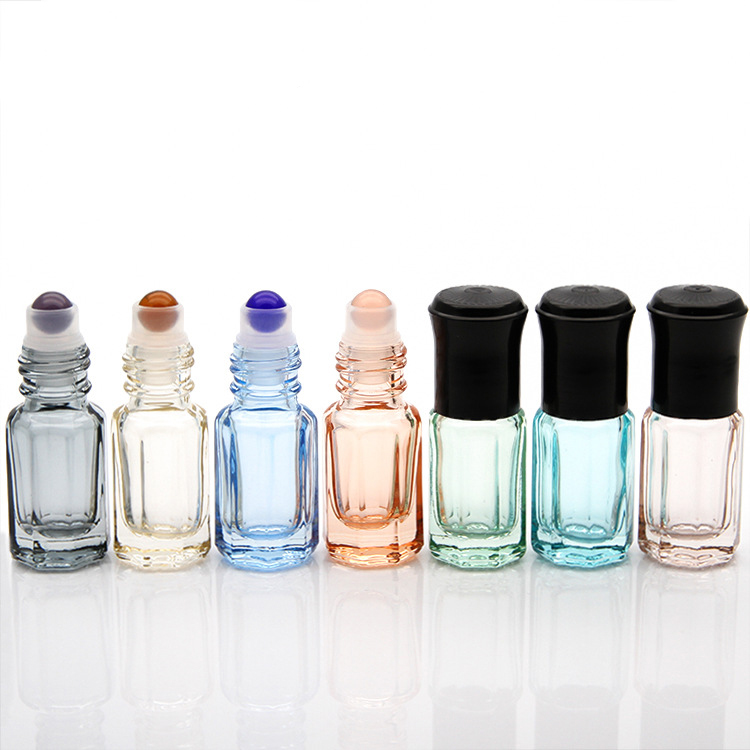 3ml 6ml Clear Empty Sample Essential Oil Glass Roll On Bottles Suppliers