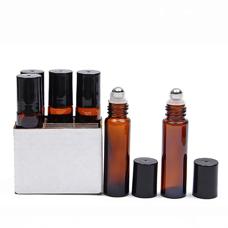 10ml Empty Amber Perfume Eye Cream Glass Roller Bottles Suppliers