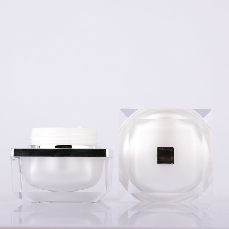 25ml Empty White Acrylic Eye Cream Jars Face Cream Jars Wholesale