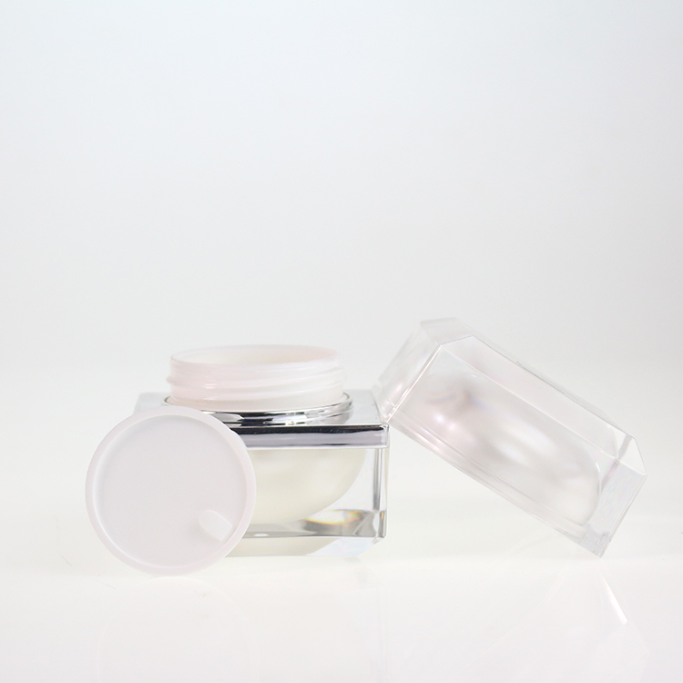 25ml Empty White Acrylic Eye Cream Jars Face Cream Jars Wholesale