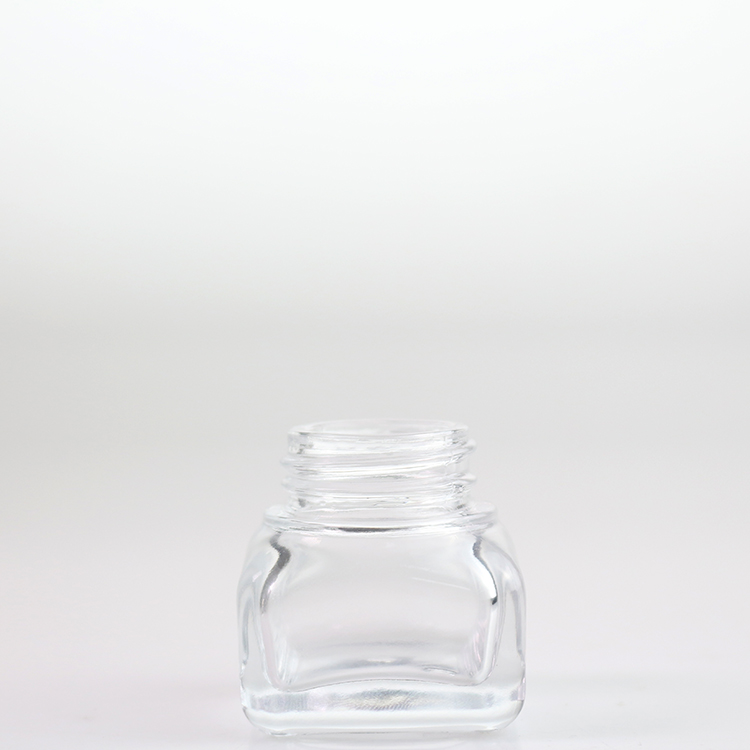 Empty 15ml Cream Jars Clear Glass Face Cream Jars Wholesale