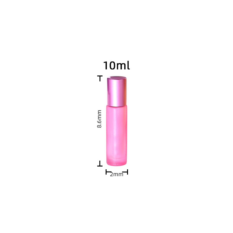 wholesale essential oil roller bottles 10ml round glass perfume roll ball bottle