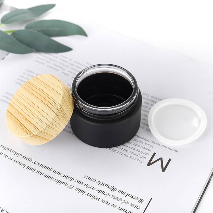 5g 30g black cosmetic jars