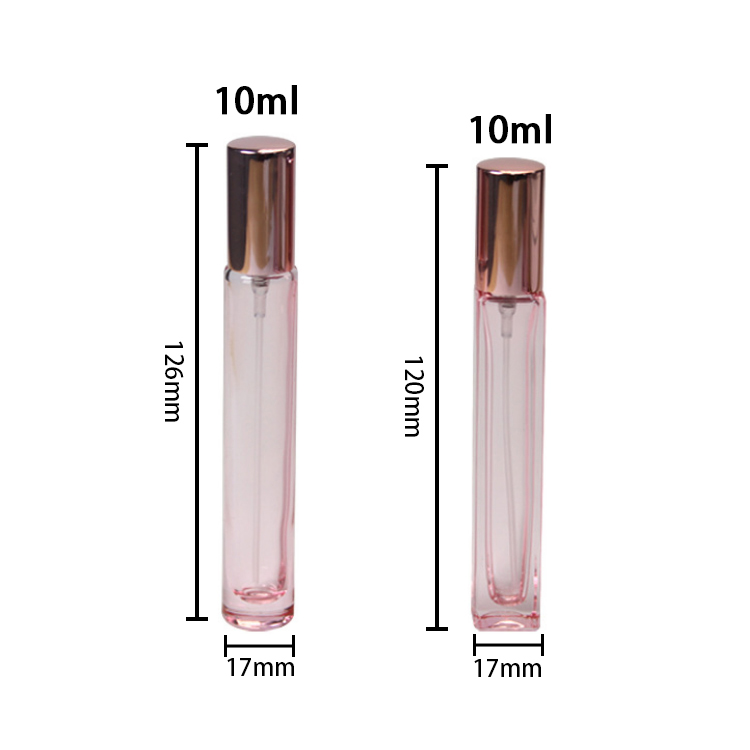 Pink 10ml Glass Spray Bottles Wholesale Travel Perfume Sample Spray