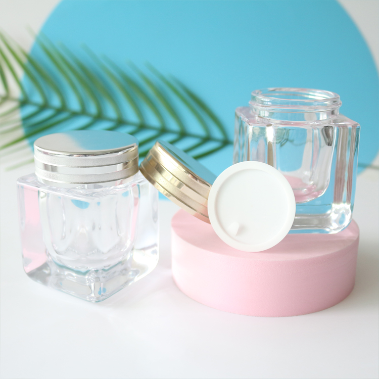 Wholesale Cosmetic Containers 40G Clear Empty Cosmetic Jars Containers