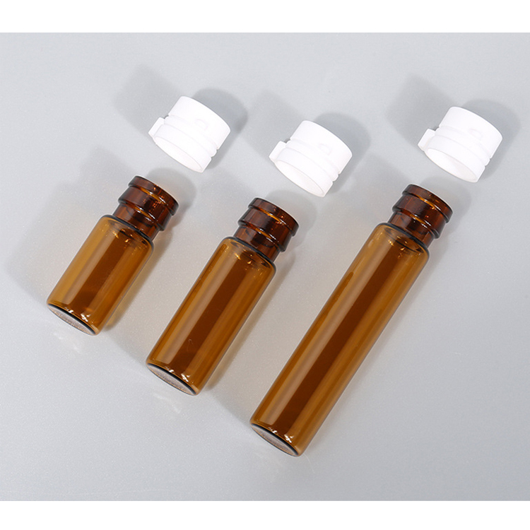 Amber 2ml 3ml Small Perfume Vials Clear 5ml Essential Oil Sample Vial Custom