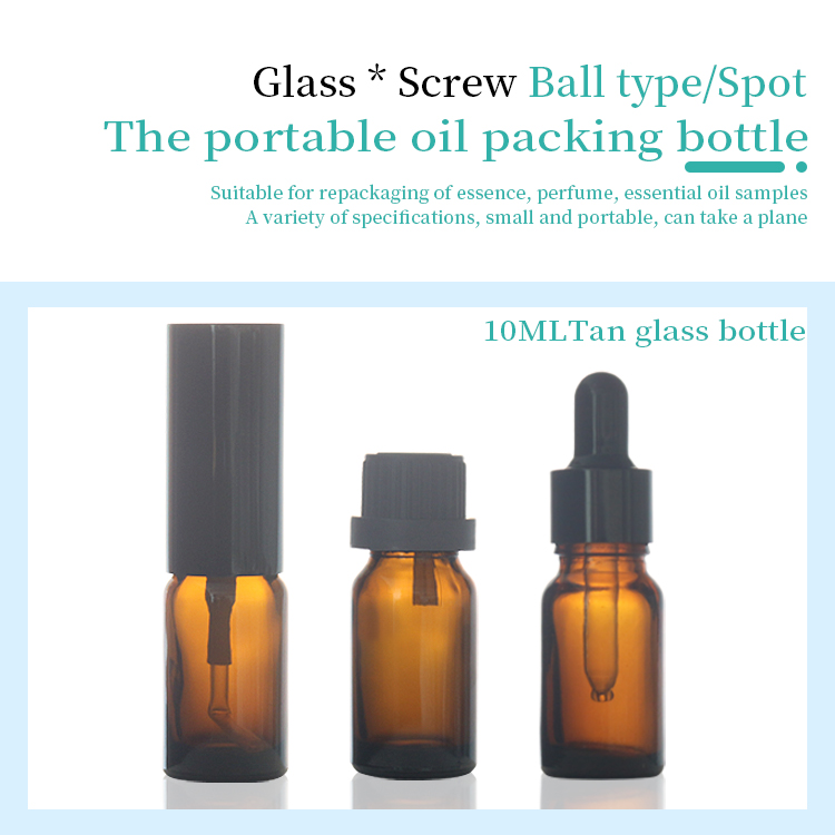 10ml glass amber dropper bottles