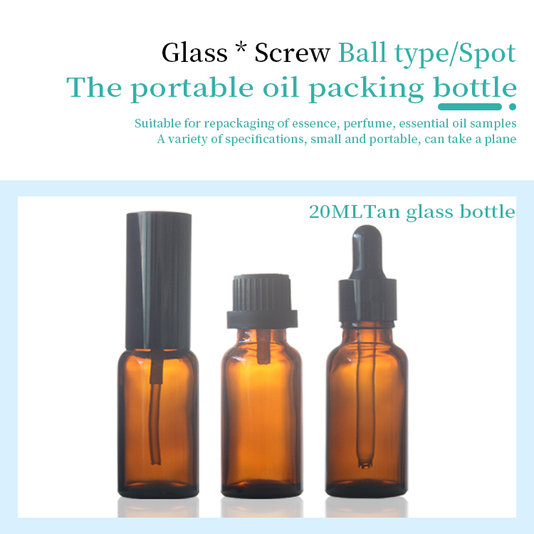essential oil sample dropper bottle