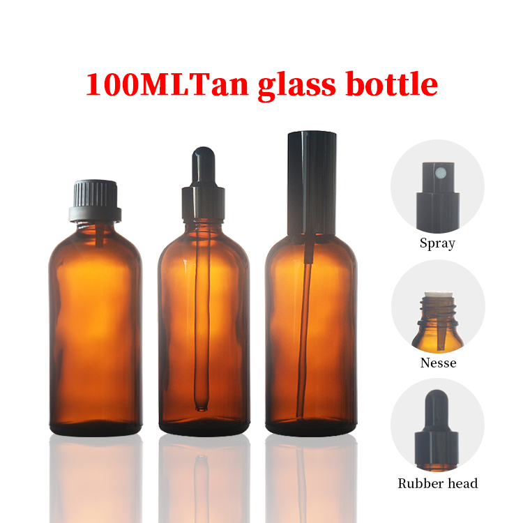 100ml Amber Glass Dropper Bottle Essential Oil Bottle Wholesale