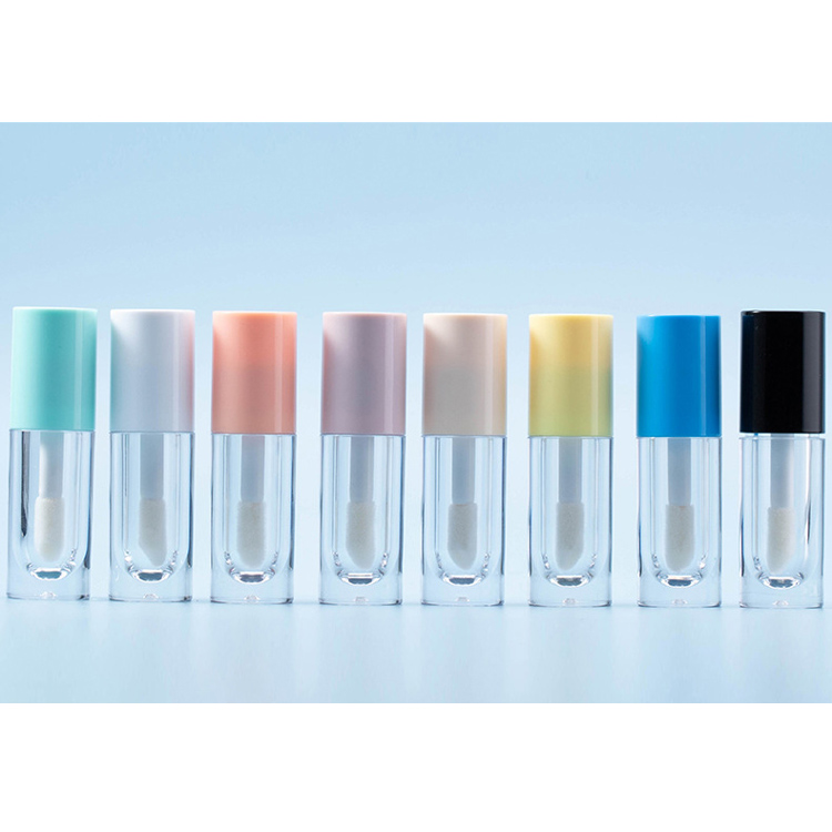 Clear 7ml Lip Gloss Tubes With Brush Wand Wholesale Lipstick Tube