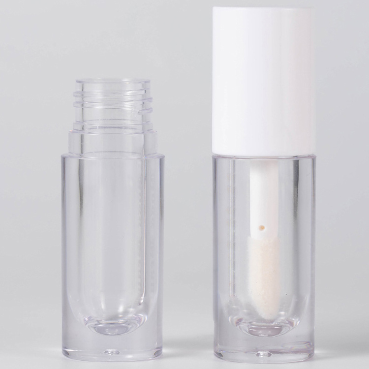 Clear 7ml Lip Gloss Tubes With Brush Wand Wholesale Lipstick Tube
