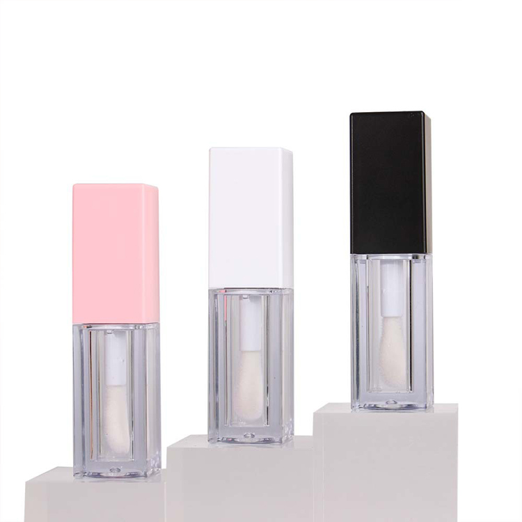Clear 5ml Square Lip Gloss Tubes Suppliers Lipstick Lip Balm Lip Glaze Tube