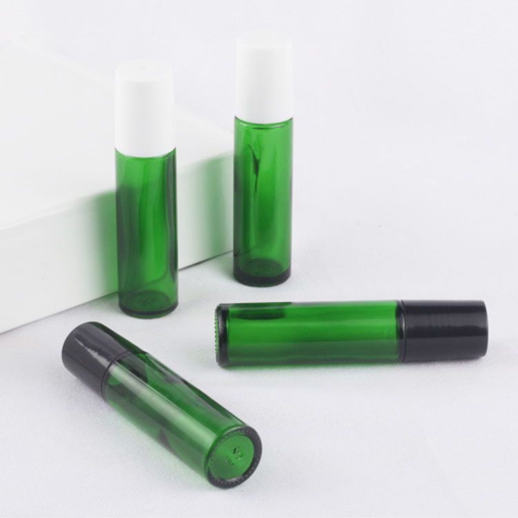 green glass 10ml roller bottles