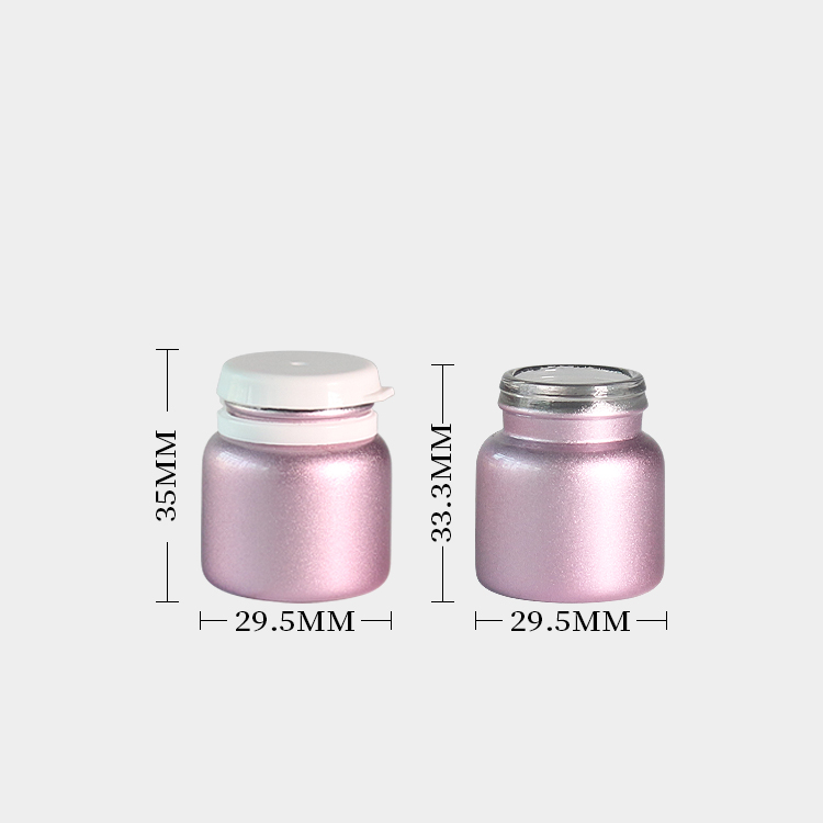 Powder Glass Vials With Caps Pink Purple 14ml Bayonet Bottle Wholesale