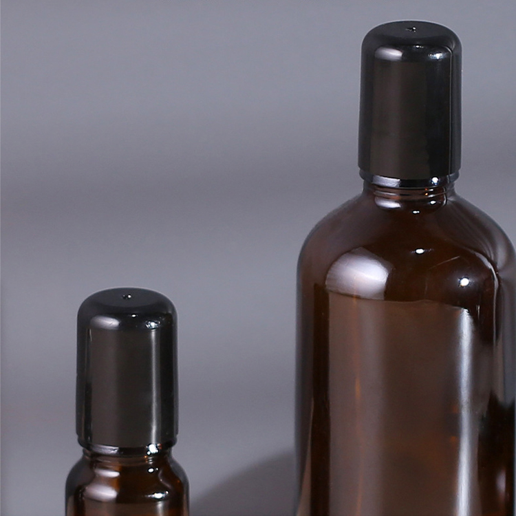 Amber Empty Roll On Bottles For Essential Oils Perfume Roller Bottles Wholesale