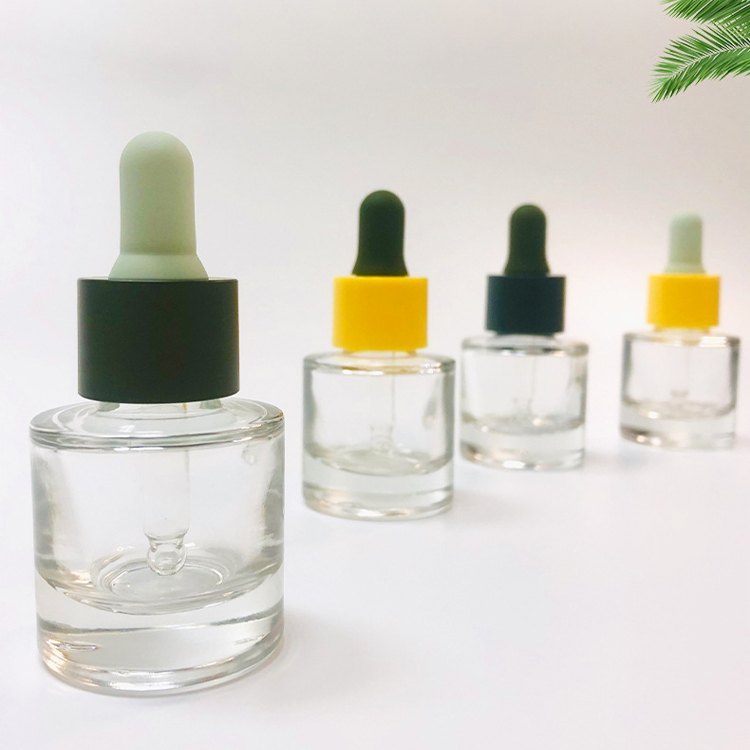 15ml Clear Glass Tincture Bottles Essential Hir Oil Cosmetic Dropper Bottles