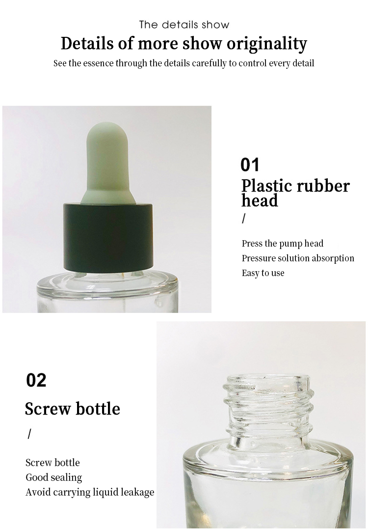 15ml clear glass tincture bottles