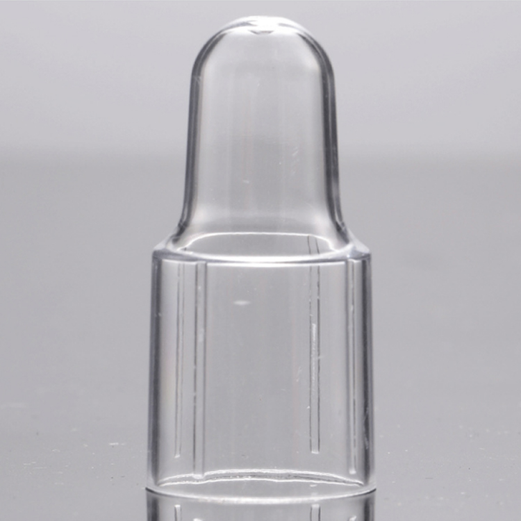 white frosted empty glass dropper bottles
