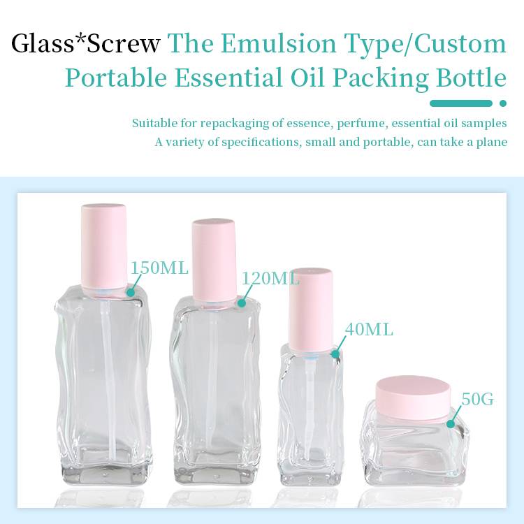 pink skincare bottles and jars
