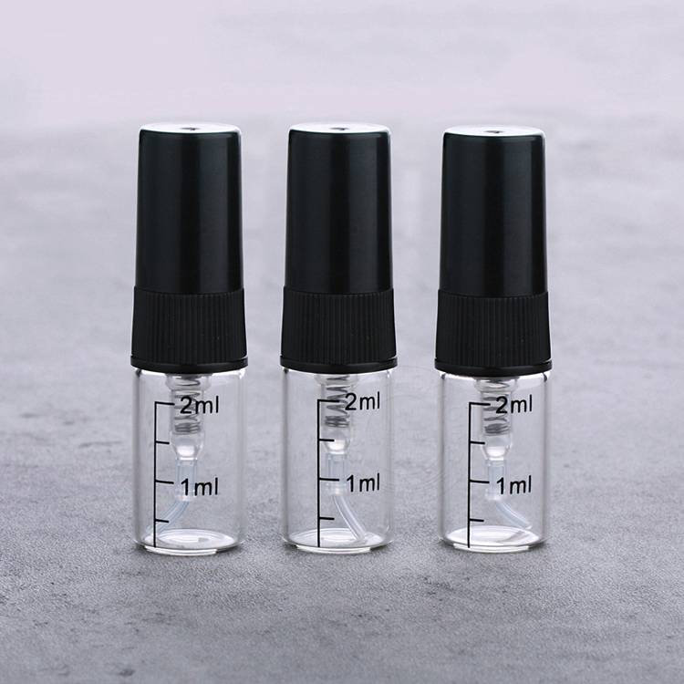 Clear Empty Perfume Vials Travel 2ml Perfume Sample Bottles Wholesale