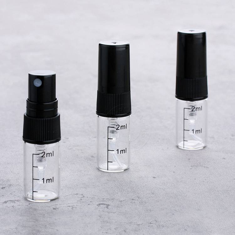 Clear Empty Perfume Vials Travel 2ml Perfume Sample Bottles Wholesale