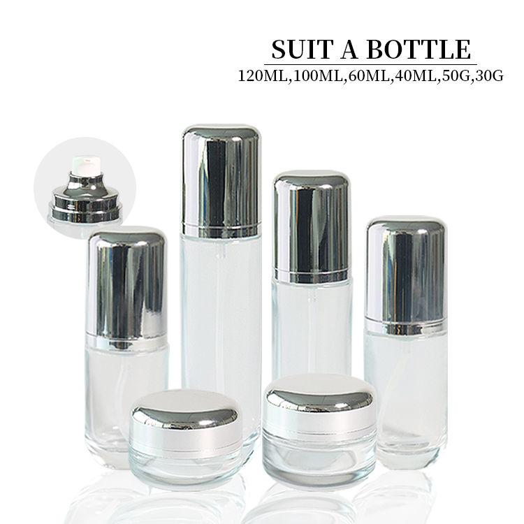40ML 60ML 100ML 120ML Body Lotion Pump Bottles 30G 50G Cosmetic Jars And Bottles